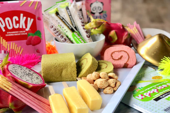 colorful south korean goods for korean inspired holiday party ideas